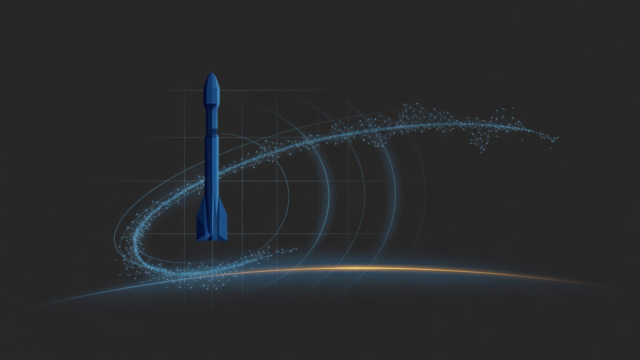 Abstract diagram of Starship Flight 13 with Starlink V3 satellite deploy mesh